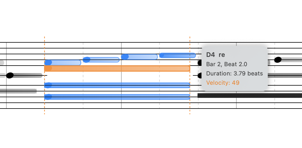 TempoPro MIDI timing visualization